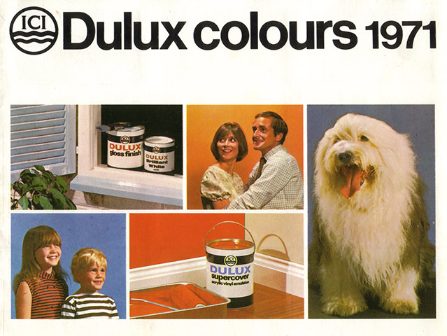 50 years of the Dulux dog: 1971