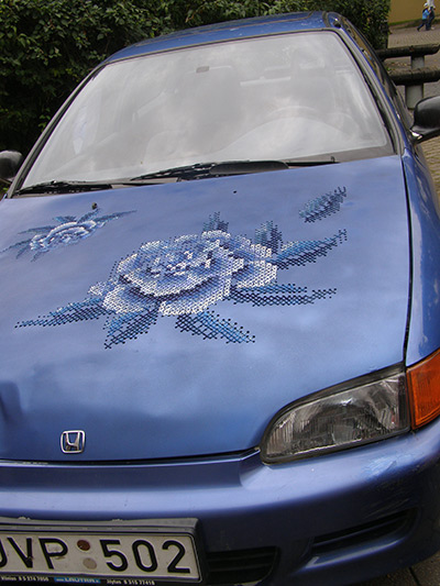 Stitch art: Way of Roses by Severija Longsurname