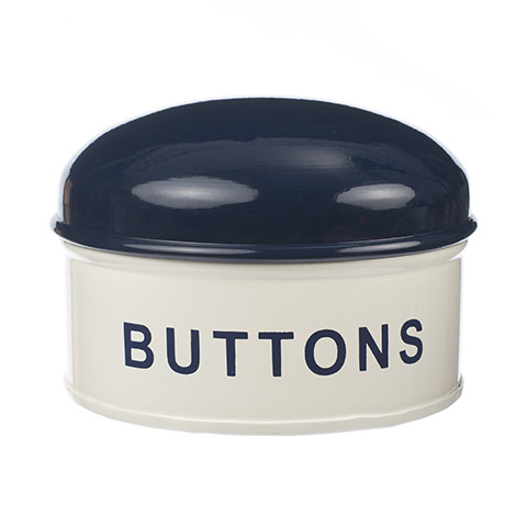 Xmas Games Hobbies -20: Button tin from Oxfam