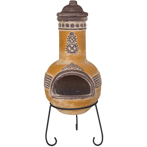 xmas gardens above 20: Mexican chimenea