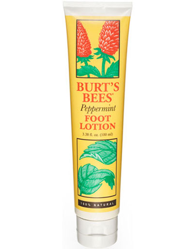 xmas bath body under 20: Burt's Bees peppermint foot lotion