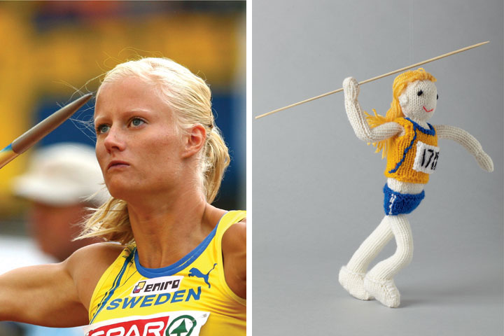 Knitted Olympians: Carolina Kluft