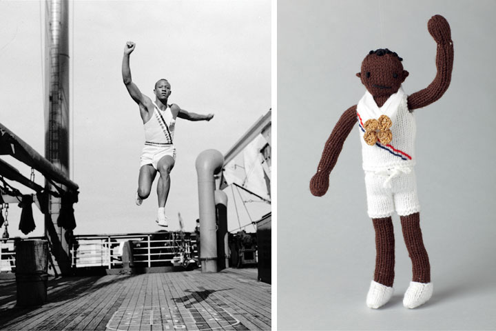 Knitted Olympians: Jesse Owens