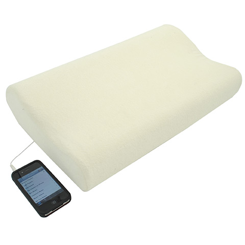 xmas gadgets over 20: Memory foam iMusic pillow