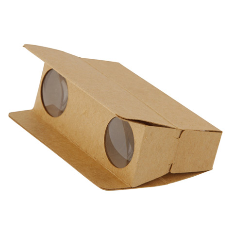 xmas stocking fillers: Muji cardboard binoculars