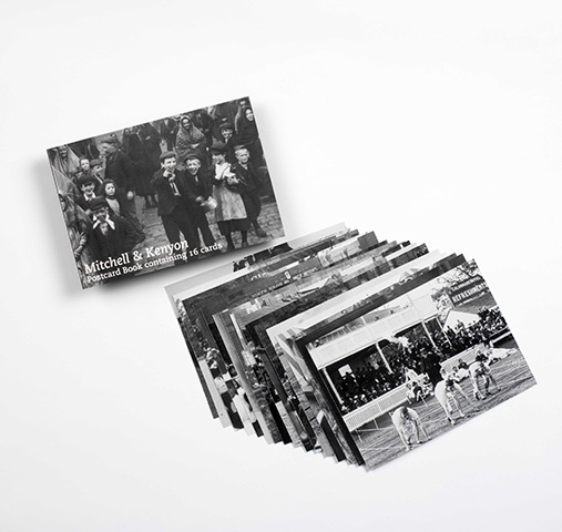 xmas stocking fillers: Mitchell and Kenyon postcard book