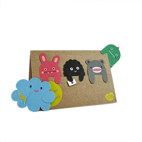 xmas stocking fillers: Monster characters bookmarks
