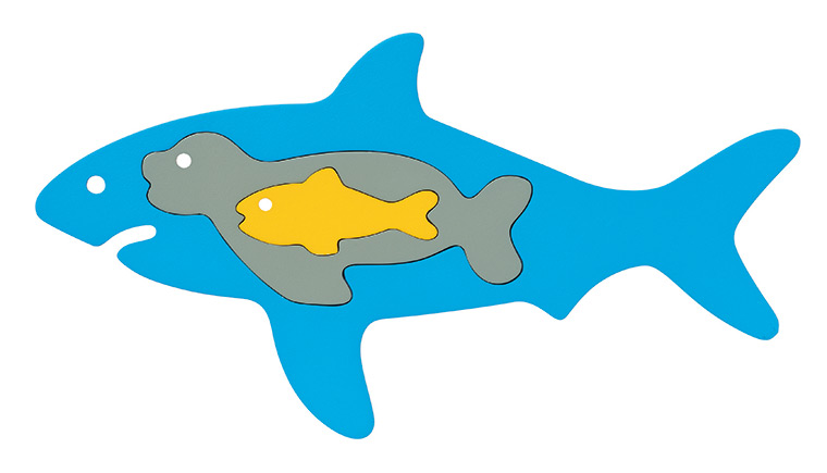 xmas gifts: Shark puzzle