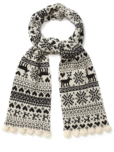 xmas gifts: Reindeer scarf