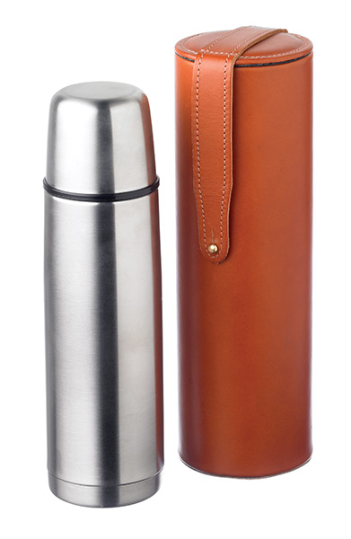 Xmas gifts Weekend: Thermos in leather holder