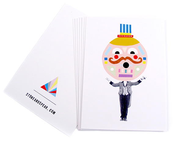 Xmas gifts: homes -20: Circus postcard set