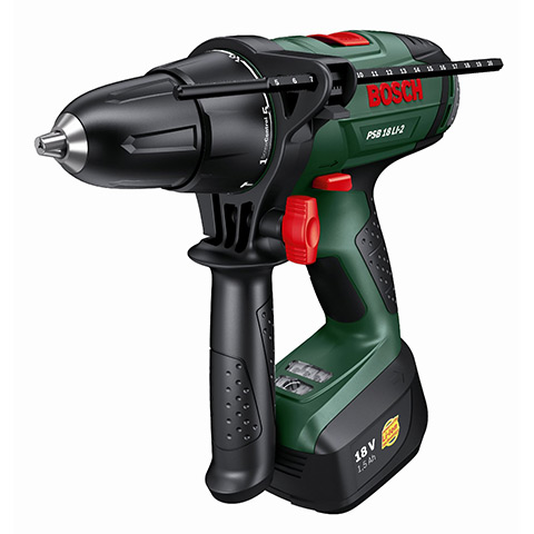 Xmas gifts: homes +20: Bosch PSB 18 LI-2 Cordless 18 Volt Hammer Drill