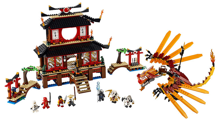 Xmas gifts: kids +20: Lego Ninjago Fire Temple