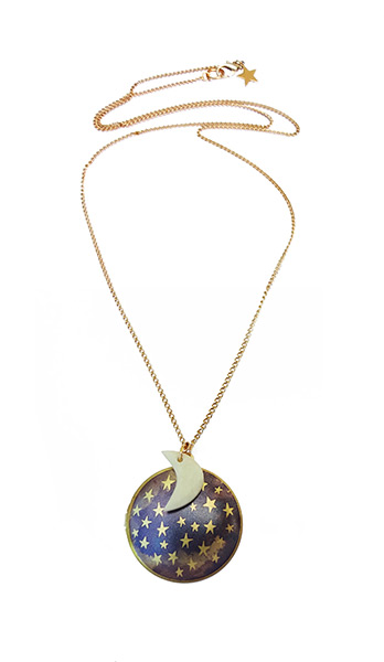 xmas-jewellery-over20: Moon and star locket