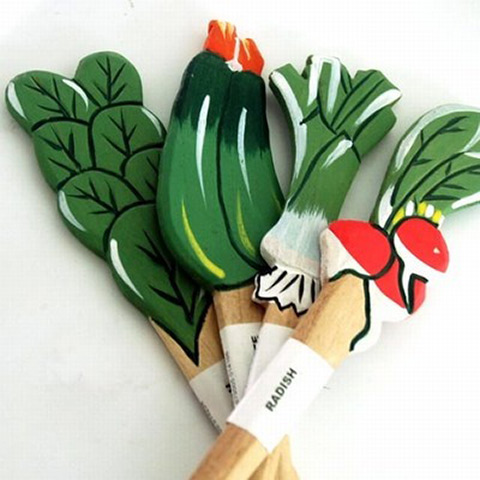 xmas gardens under20: Vegetable labels