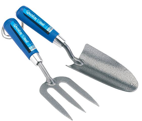 xmas gardens under20: Heavy duty fork and trowel set
