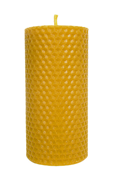 Homeware Christmas gifts: Beeswax pillar candle
