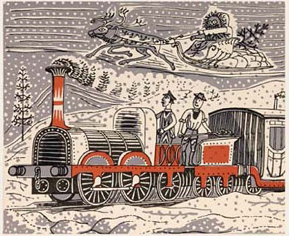 Best Christmas cards wrap: Titfield Thunderbolt card