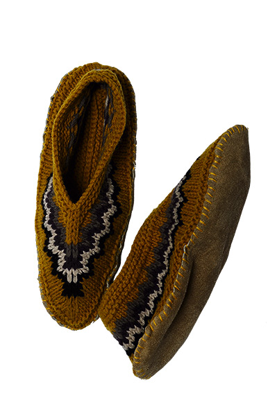 For her Christmas gifts: Fair Isle slippers