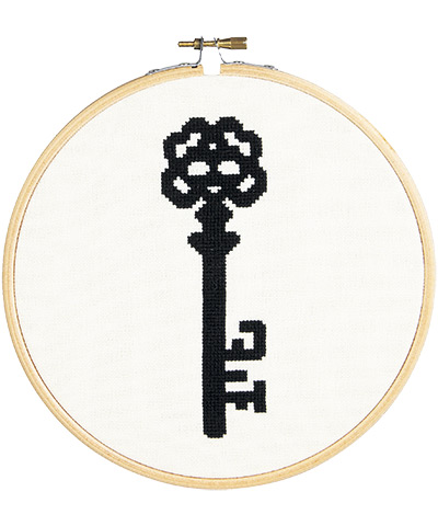 Crafts and gadgets: Key No 2 cross-stitch kit