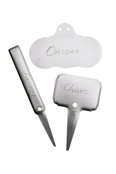 Gardening christmas gifts: Aluminium garden labels