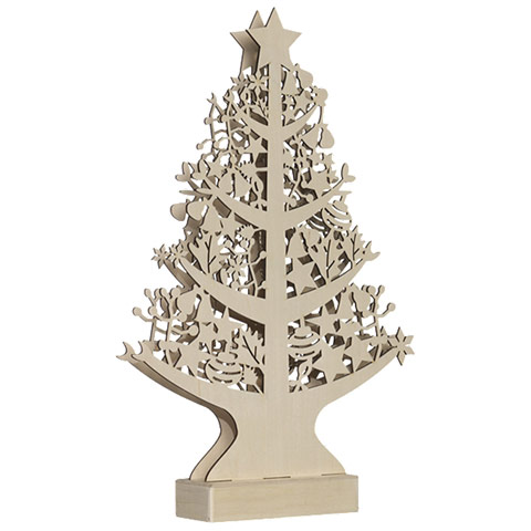 Christmas trees: Laser-cut tree