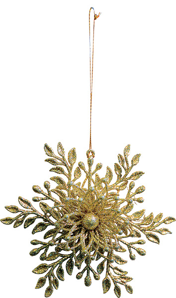 Baubles: 3D leaf star