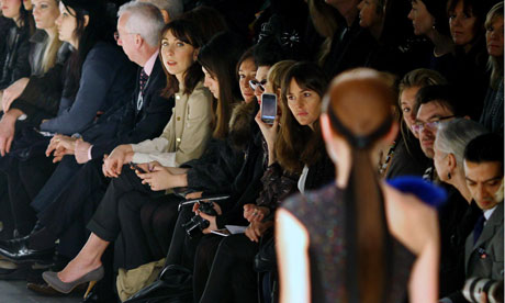 Samantha Cameron at London Fashion Week