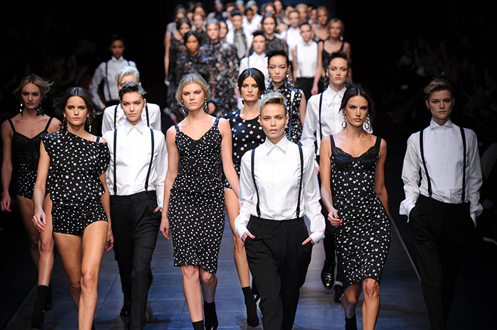 Milan fashion week Sunday: The Dolce & Gabbana show