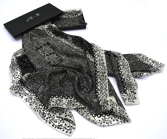 Fairtrade accessories: Rob Ryan scarf for NV Calcutta