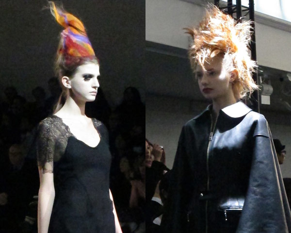 Paris top ten: Models at Junya Wanatabe and Yohji Yamamoto 