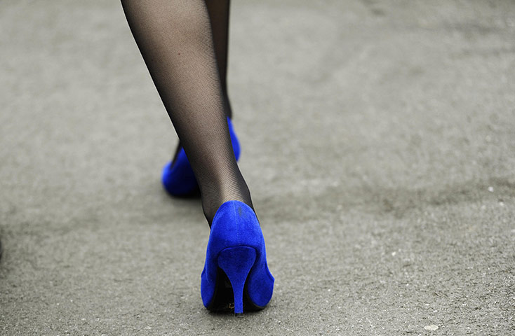 Cheltenham ladies day: A woman at Cheltenham Festival 