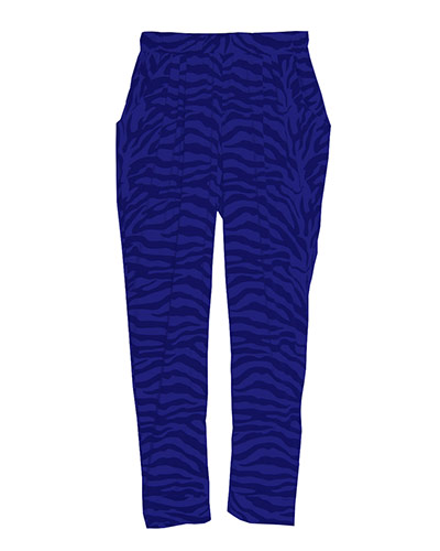 Ethical fashion : FAIR+true zebra print slouch trousers