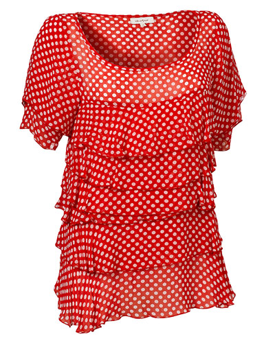 Ethical fashion : Jackpot sustainably made Polka Dot Blouse