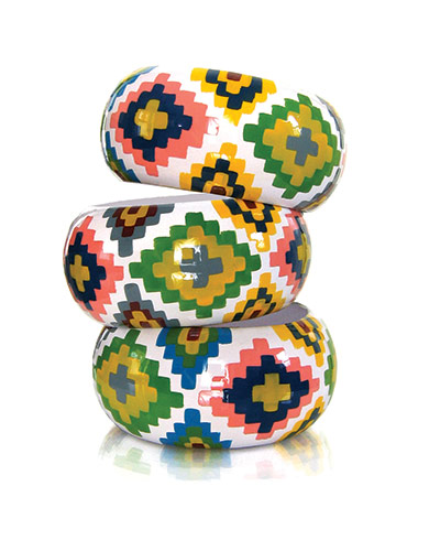 Ethical fashion : Manumit fair trade Aztec Bangle