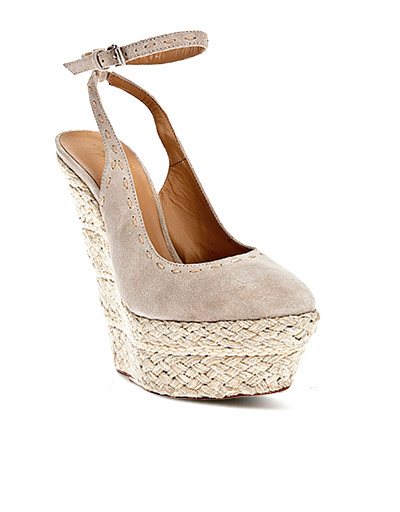 Espadrilles: Suede wedge