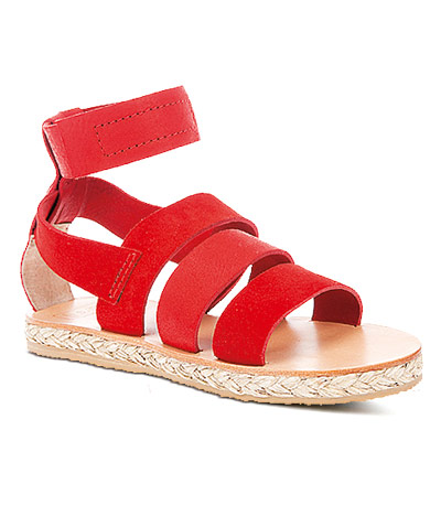 Espadrilles: Red strap
