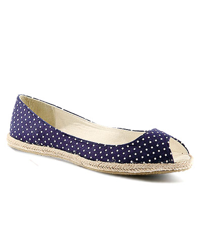 Espadrilles: Peep toe