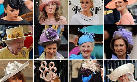 royal wedding. Hats at the royal wedding,