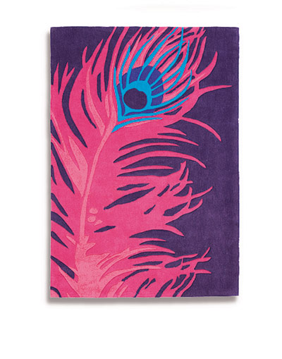 The wishlist: Rugs: Pink feather