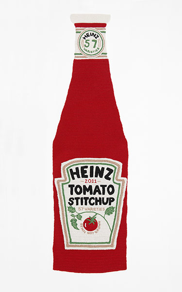 Crocheted delicacies: Kate Jenkins: Heinz Tomato Stitchup