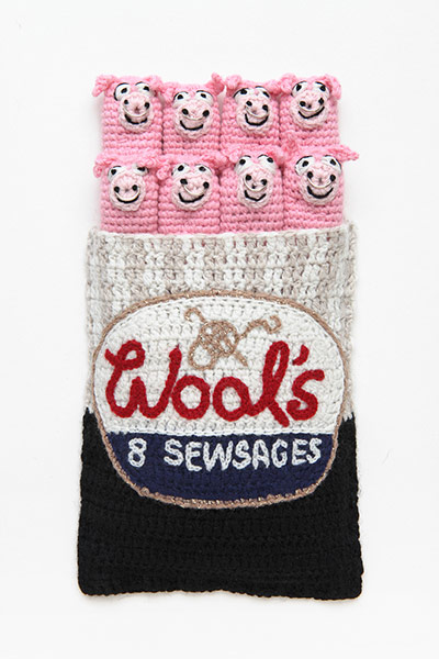 Crocheted delicacies: Wool’s Sewsages 