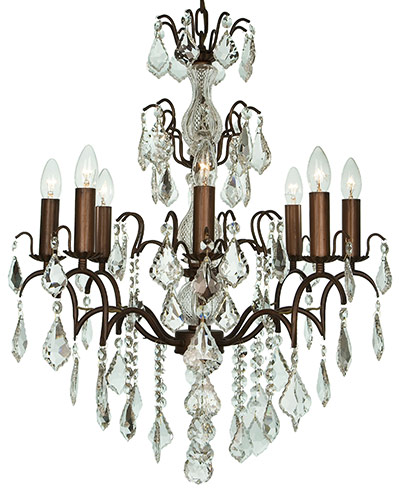 Chandeliers: Olivia £235, Chandeliers and Mirrors, chandeliersandmirrors.co.uk