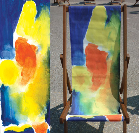 Beeching Park Centre's deckchair