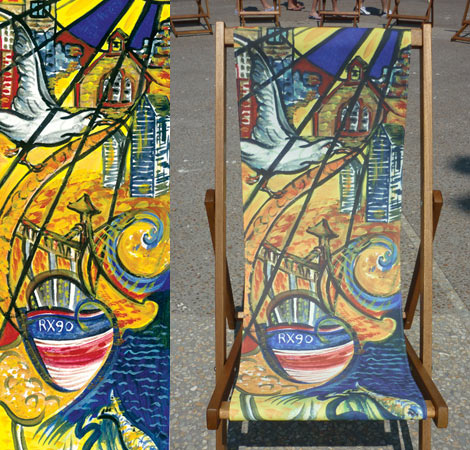 Helanah Raymond's deckchair design