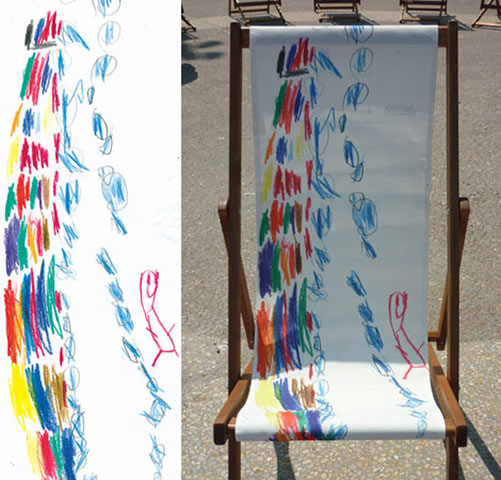Deckchair designs: Deron Alorwu's deckchair design