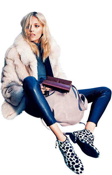 The lust list: Model in dalmation boots