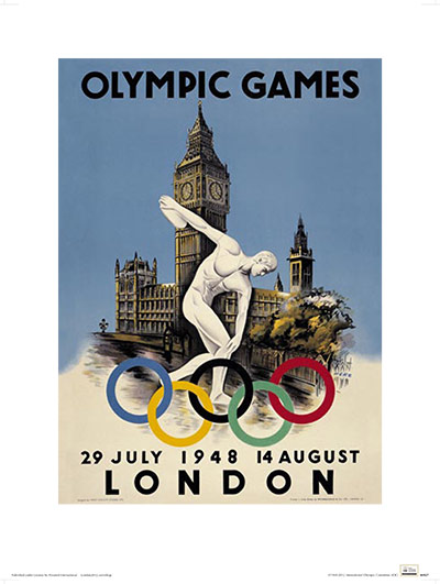 Olympics merchandise: Oympics vintage poster