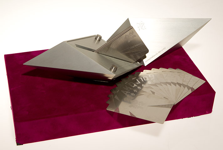 Olympics merchandise: Olympics stainless steel playing cards