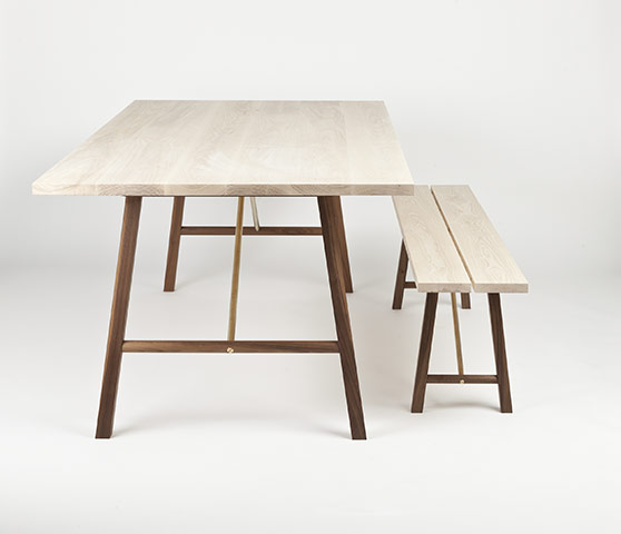 Design Junction : Trestle table and bench from Another Country